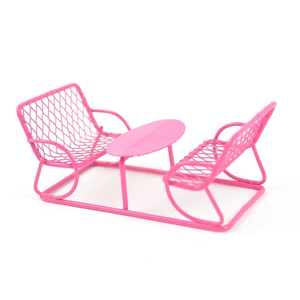 Miniature Retro-Style Double Bench